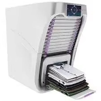 Folding and Ironing Robot Clothing Machine Laundry Equipment WHITE